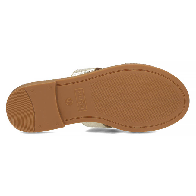 Slippers Filippo DK3703/22 GO gold