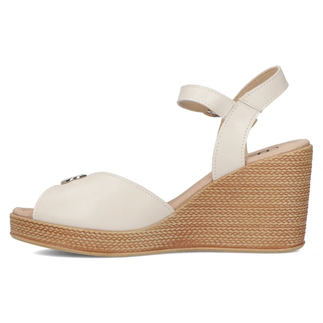 Leather sandals Filippo DS6026/24 EC ecru