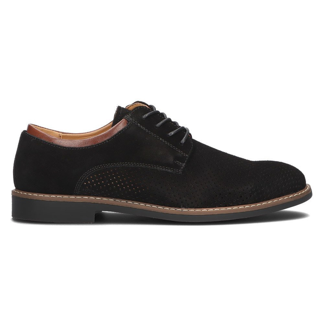 Leather shoes Filippo MP2399/21 BK black