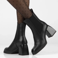 Leather ankle boots Artiker 53C0559 black 