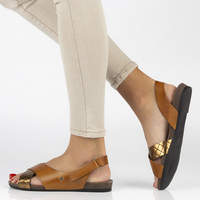 Leather sandals Filippo 40141 brown