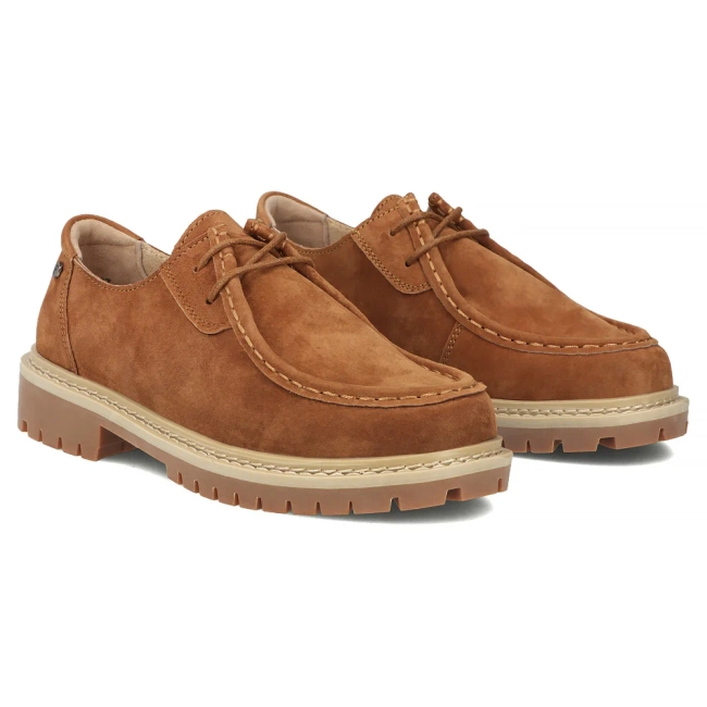 Leather shoes Filippo DP7497/26 BR red