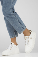 Skórzane sneakersy Filippo 168 białe