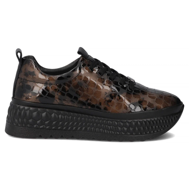 Leather sneakers Filippo DP7284/25 BR brown