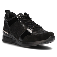 Leather Sneakers Filippo DP3170/21 BK black