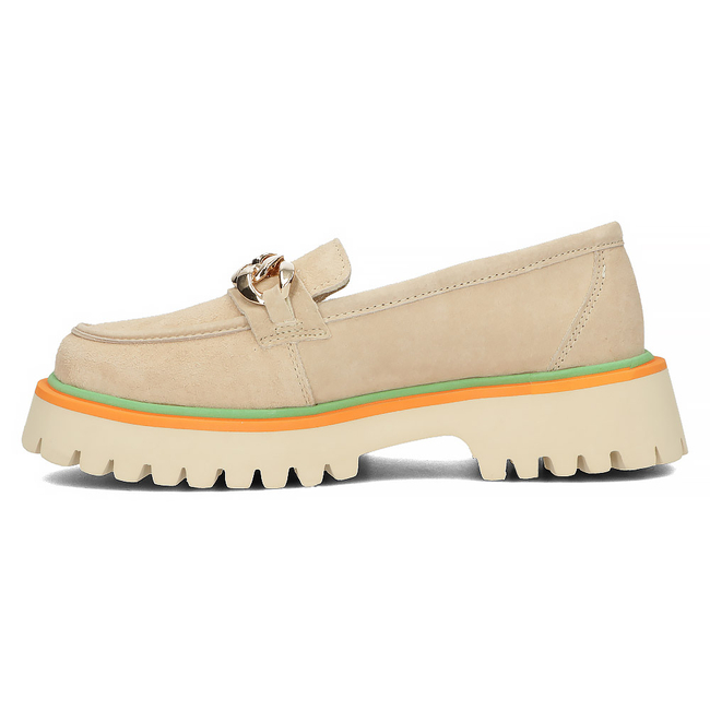 Leather shoes Filippo DP4589/23 BE beige