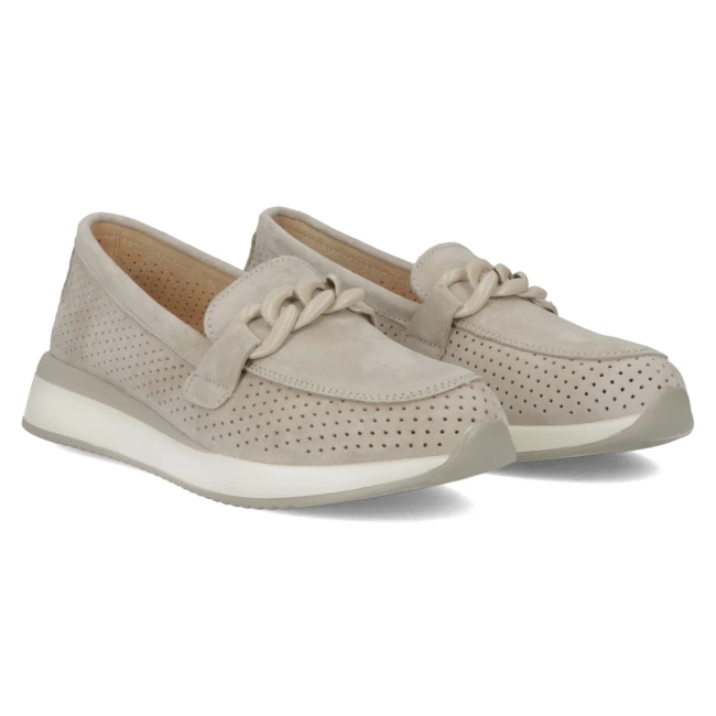 Leather shoes Filippo DP6137/24 BE beige