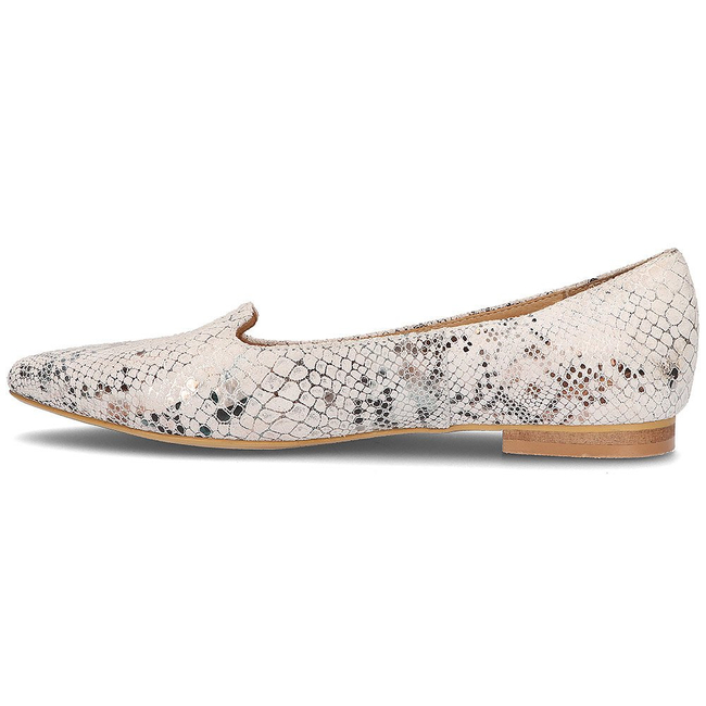 Leather ballerinas Alexio Giorgio 779 gray