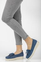 Leather loafers Filippo DP2030/21 BL blue