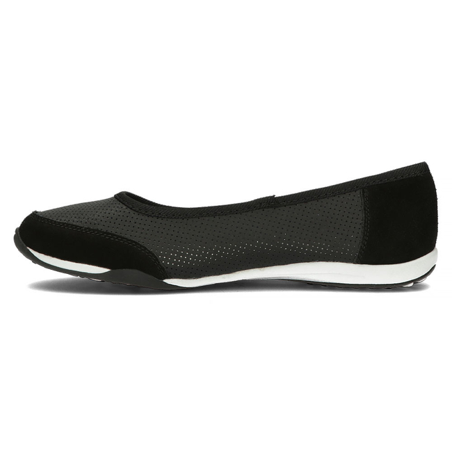 Skórzane baleriny Filippo DP142/22 BK czarne