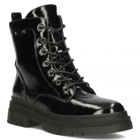 Botki na platformie Filippo DBT4819/23 BK czarne