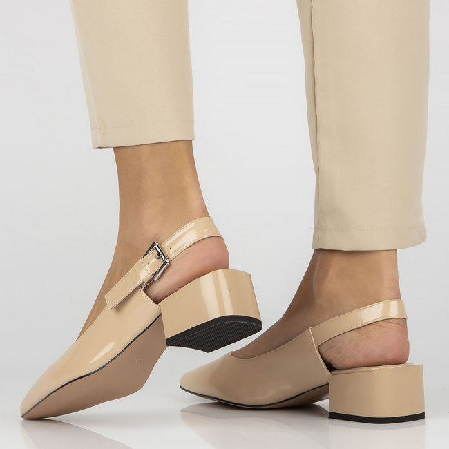 Leather pumps Filippo DP4447/23 BE beige
