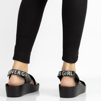 Leather sandals Filippo DS2060/21 BK black