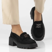 Leather shoes Filippo DP6488/24 BK black