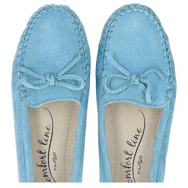 Mokasyny Filippo DP1204/20 BL Blue