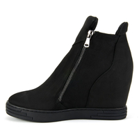 Sneakersy CLAUDIO ROSSETTI 846 czarny nubuk