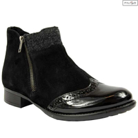 Botki RIEKER y6461-00 black comb 8021662