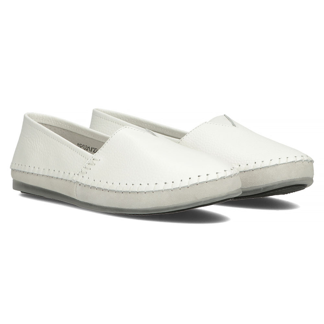 Leather shoes Filippo DP031/22 WH white