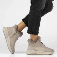 Leather ankle boots Filippo DBT7177/25 BE beige