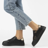 Leather shoes Filippo DP7493/25 BK black