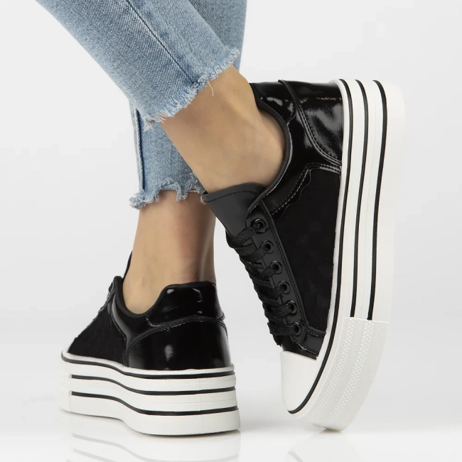 Trampki Filippo DTN7096/25 BK czarne