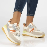 Sneakersy Rieker W2501-82 beżowe