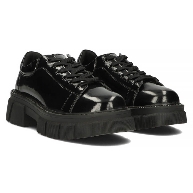 Leather shoes Filippo DP3940/22 BK black