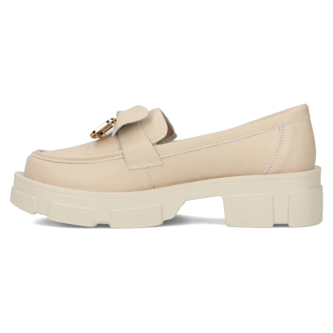 Leather shoes Filippo DP6101/24 BE beige