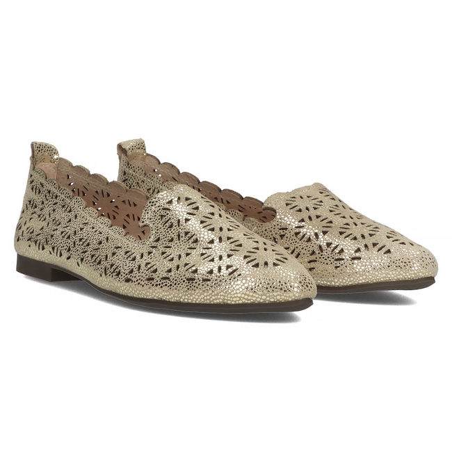 Leather ballerinas Filippo DP2039/22 GO gold