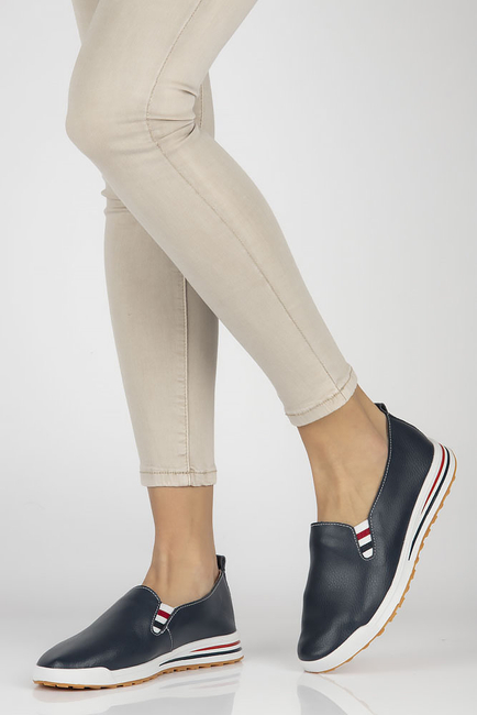 Leather shoes Filippo DP3510/23 NV navy blue