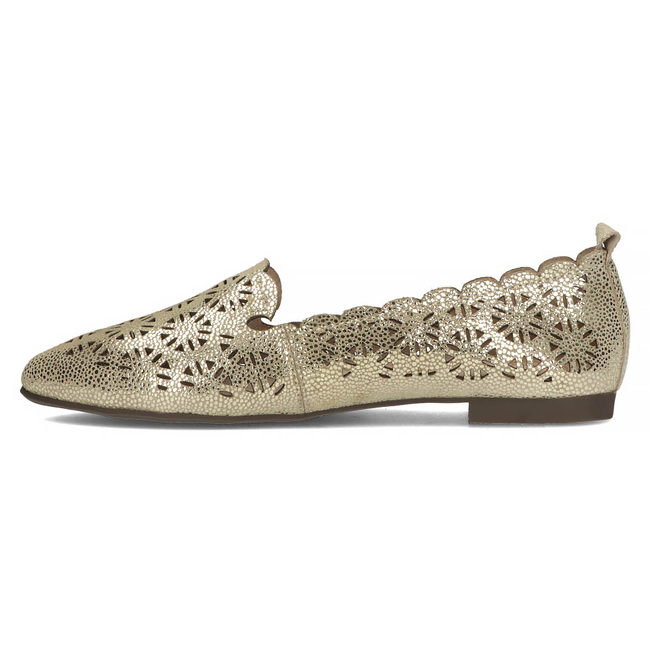 Leather ballerinas Filippo DP2039/22 GO gold