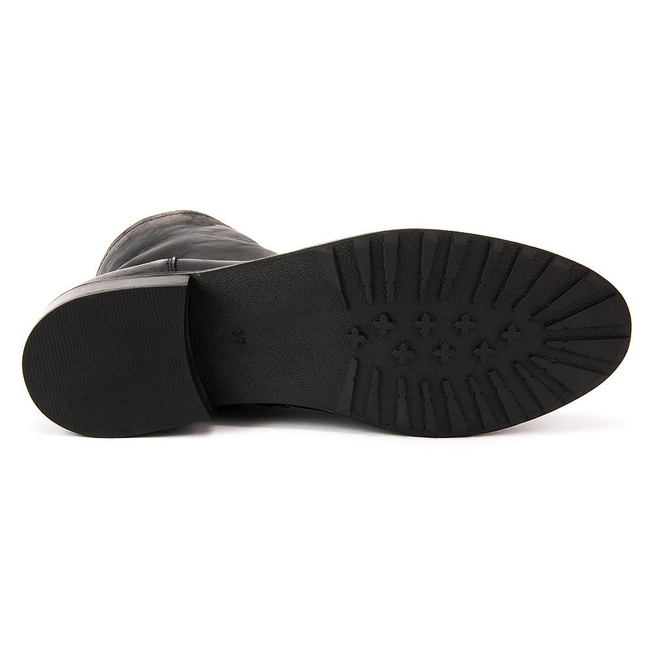 Botki Eksbut 67-4757-E04-1G Czarny-Srebro