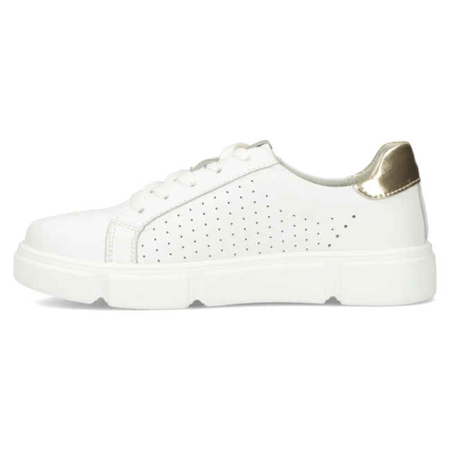 Leather shoes Filippo DP4529/24 WH white