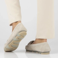 Leather loafers Filippo DP6136/24 BE beige