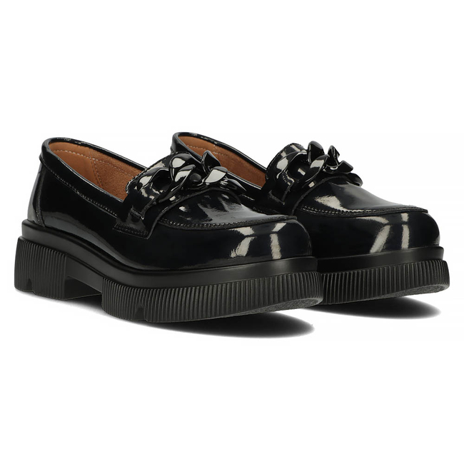 Leather shoes Filippo DP4156/22 BK black