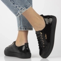 Leather sneakers Filippo DP7052/25 BK black