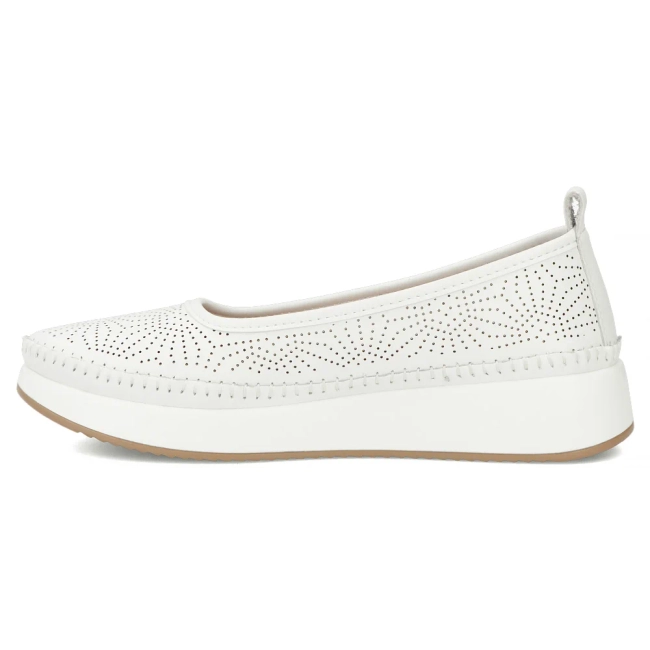 Leather sneakers Filippo DP7530/26 WH white