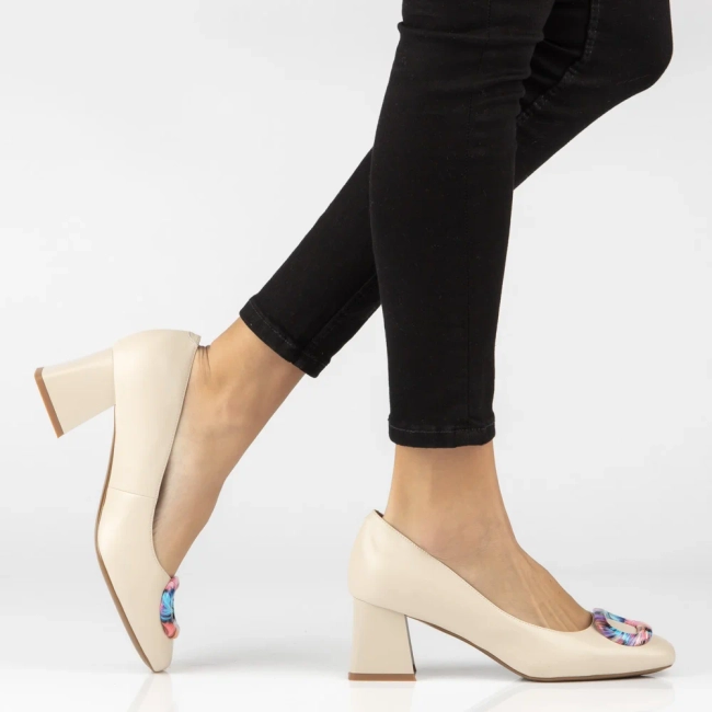 Leather shoes Filippo DP7831/26 BE BE beige