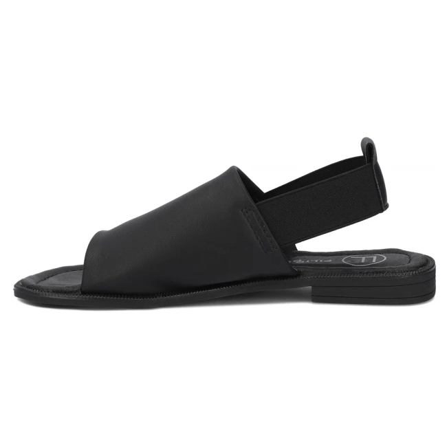 Skórzane sandały Filippo DS7745/26 BK czarne