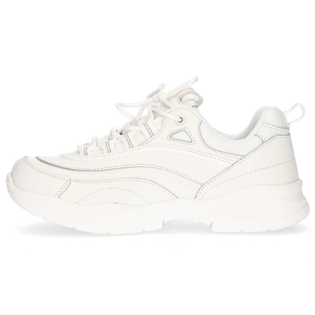 Skórzane Sneakersy Filippo DP1411/20 WH białe