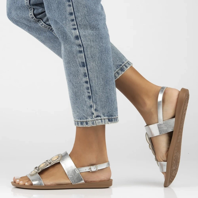 Sandals Filippo DS6882/25 SI silver