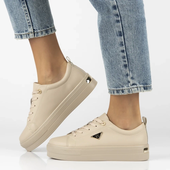 Leather shoes Filippo DP3533/25 BE L beige