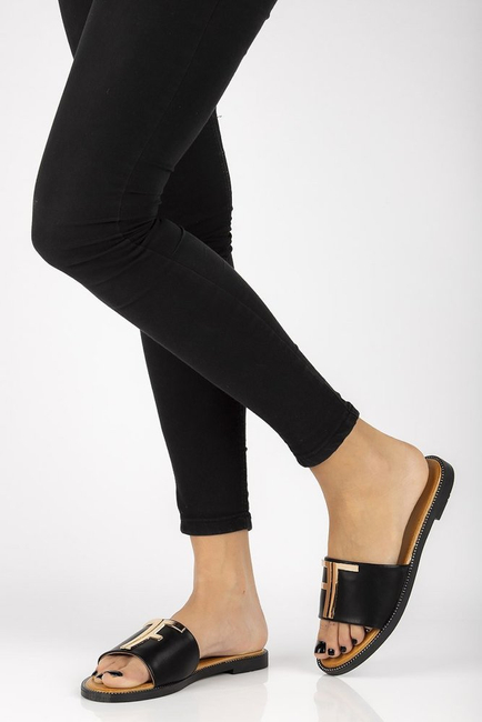 Slippers Filippo DK2103/21 BK black