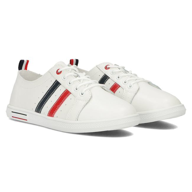Leather shoes Filippo DP4478/23 WH NV white