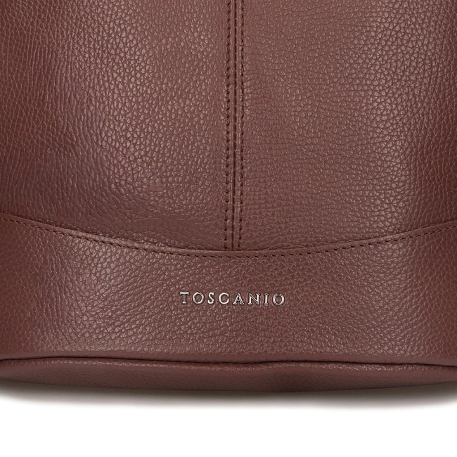 Leather handbag Toscanio 16176 brown