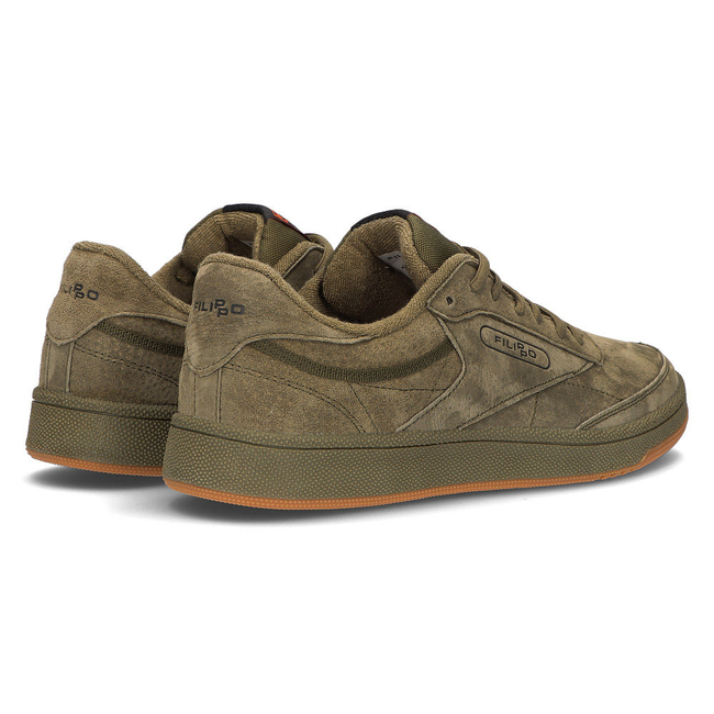 Skórzane buty Filippo MSP2123/21 KH khaki