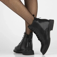 Leather ankle boots Filippo DBT6574/24 BK black