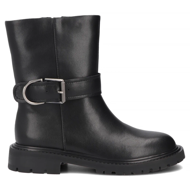 Leather ankle boots Filippo DBT8139/26 BK black