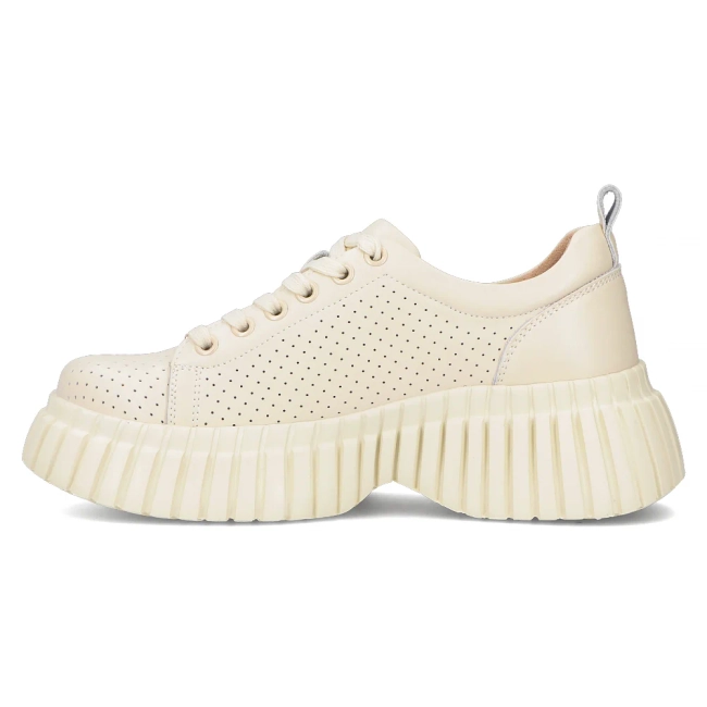 Leather sneakers Filippo DP6779/25 BE beige