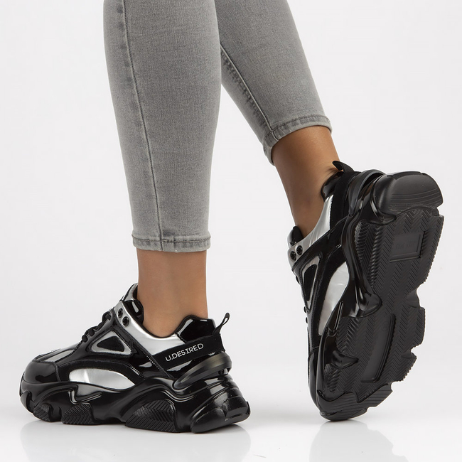 Leather Sneakers Filippo BJ1848-SP silver